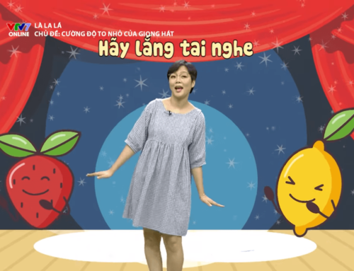 Cùng bé tham gia vào hoạt động “Ai hát to nhỏ”