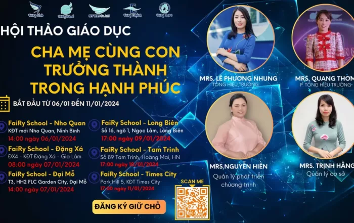 Hội Thảo Giáo Dục Cha Mẹ Cùng Con Trưởng Thành trong Hạnh Phúc