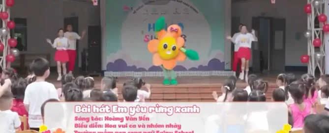 Học Sinh Fairy School Tỏa Sáng Trên Chương Trình Hoa Vui Ca VTV3