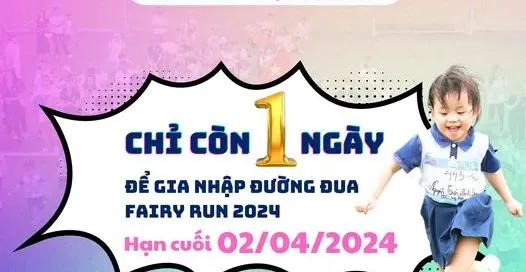 thông báo sự kiện family sport - fairy run 2024 chặng đường nhân ái