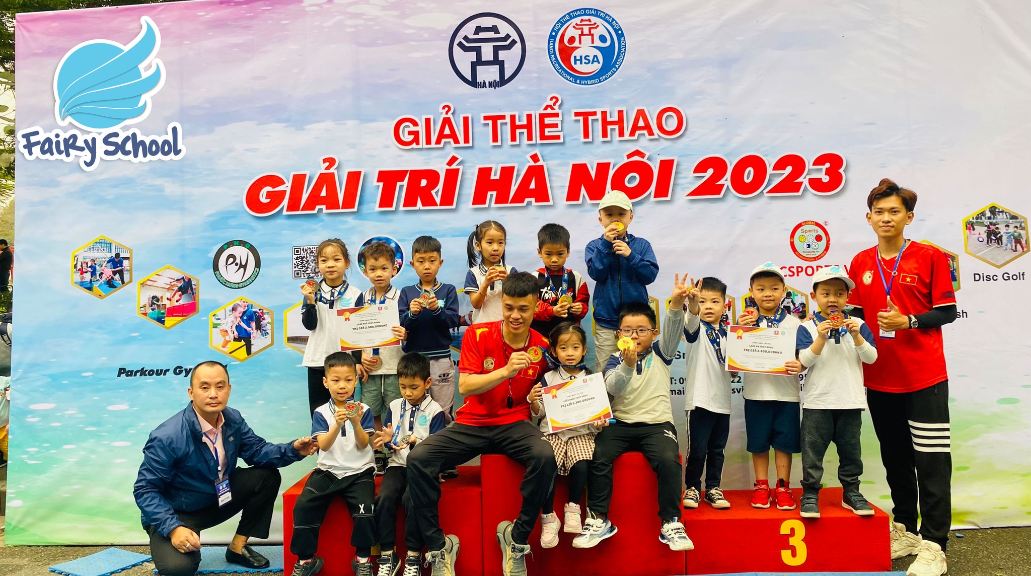 Tưng bừng chào đón ngày hội Recsports cùng các vận động viên nhí FaiRy School