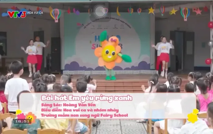 Học Sinh Fairy School Tỏa Sáng Trên Chương Trình Hoa Vui Ca VTV3