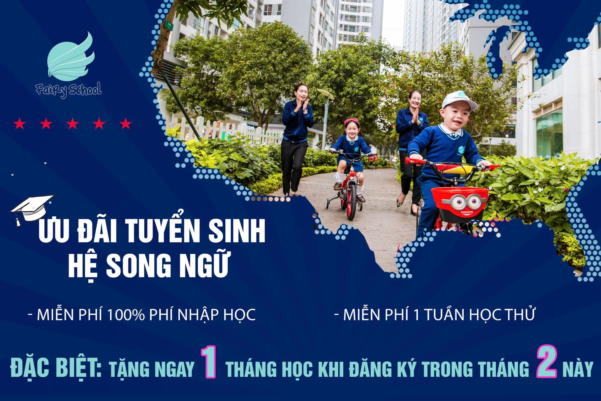 Học Phí 0 Đồng Tháng Đầu Tiên Ưu Đãi Trong Mơ Tại Trường Mầm Non Fairy School 9