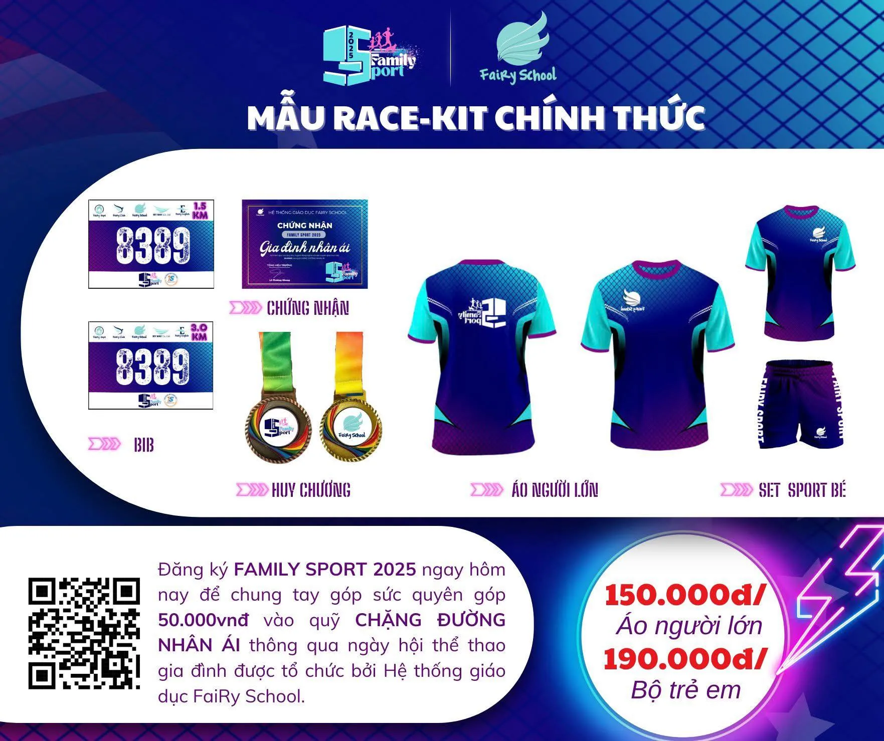 FAMILY SPORT 2025 MỞ ĐĂNG KÝ: GIẢI CHẠY GIA ĐÌNH – KẾT NỐI YÊU THƯƠNG – LAN TỎA NHÂN ÁI